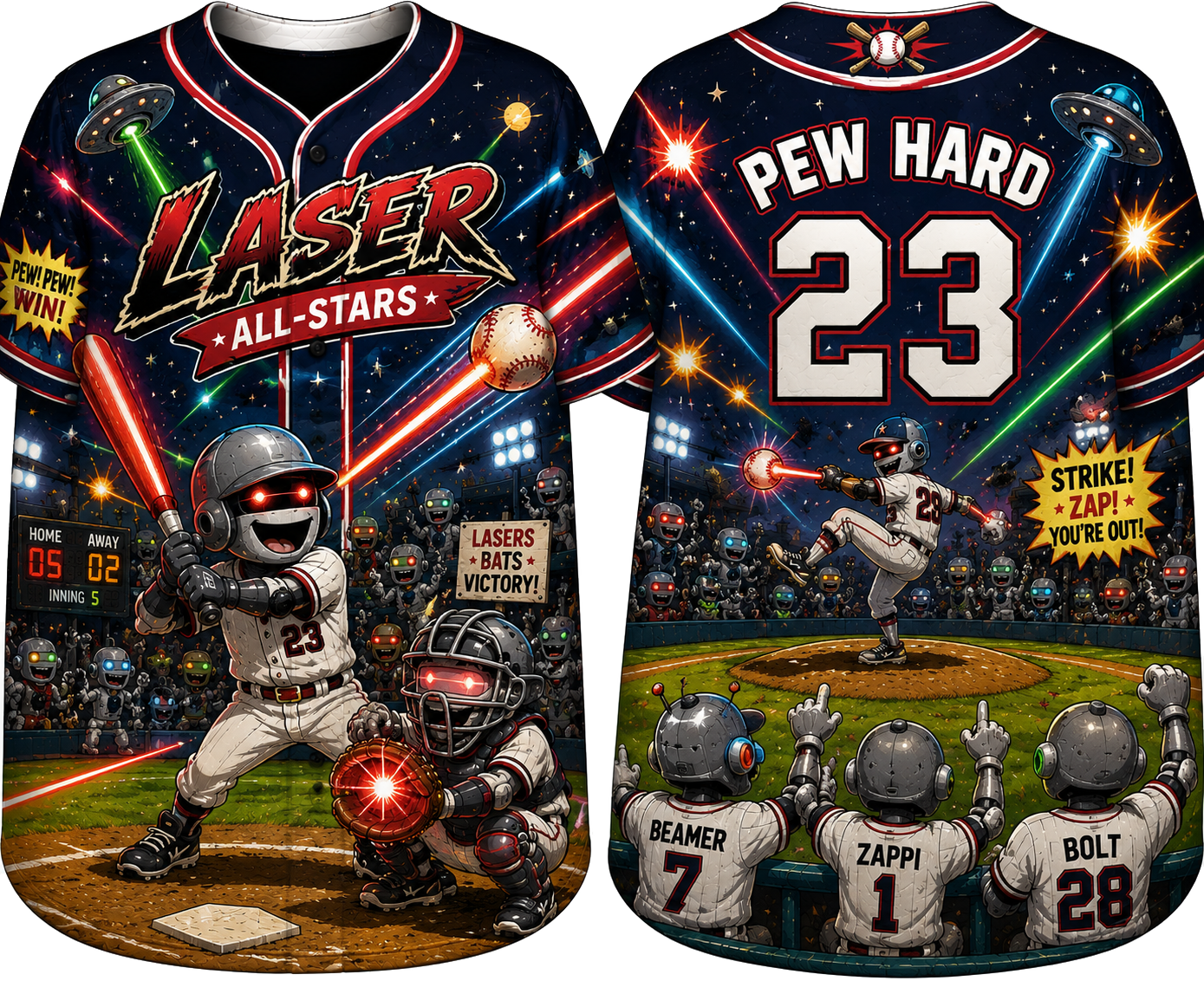 Party Jersey Mesh: