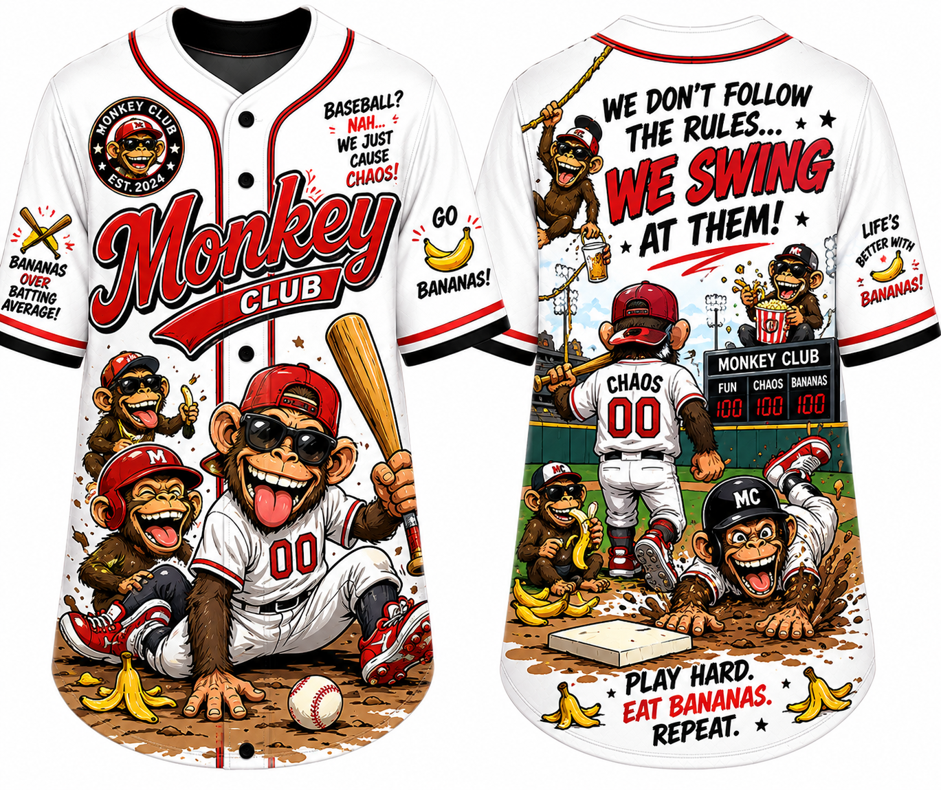 Party Jersey Mesh: