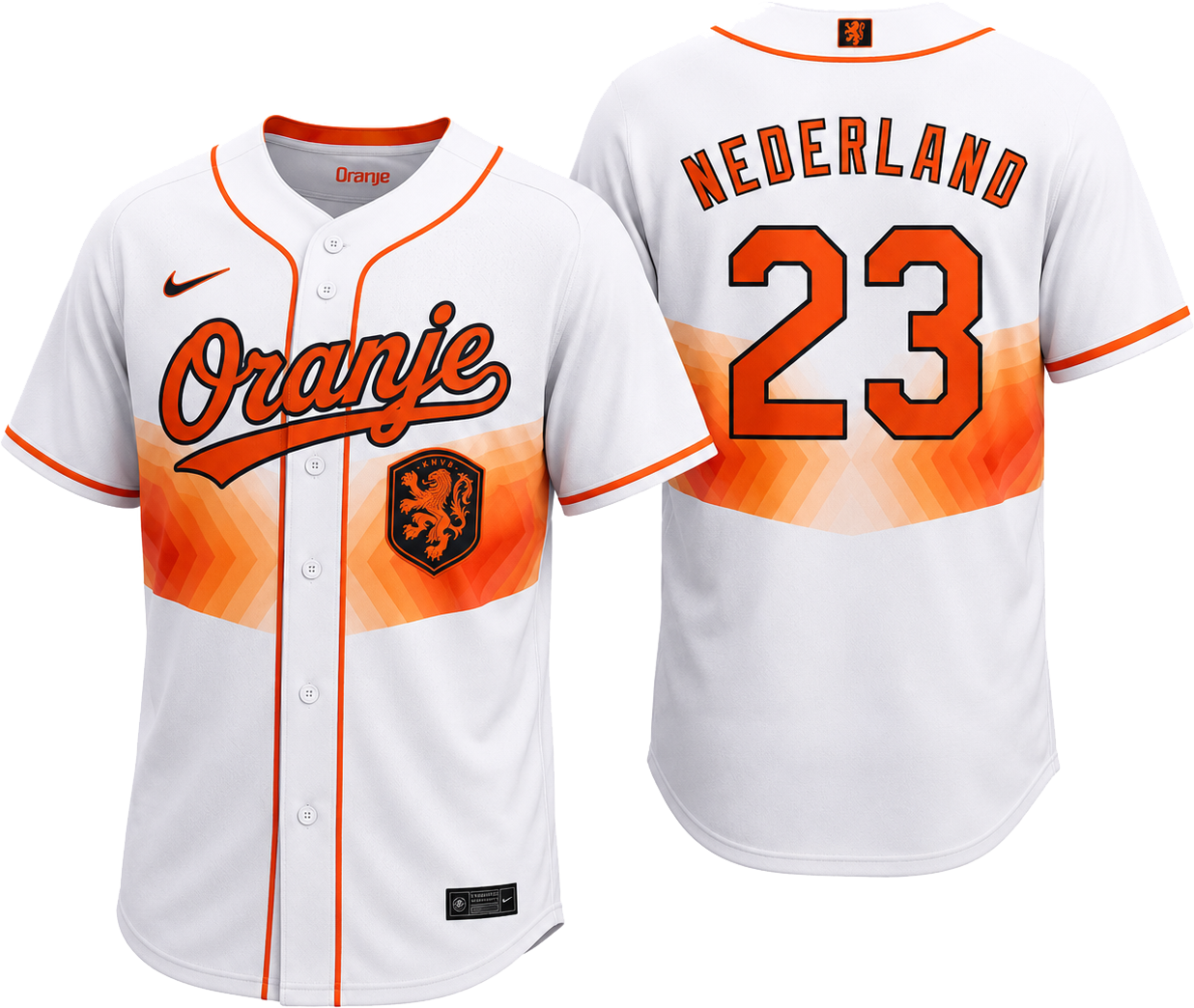 Party Jersey Mesh: Nederland-Voetbal-Jersey3