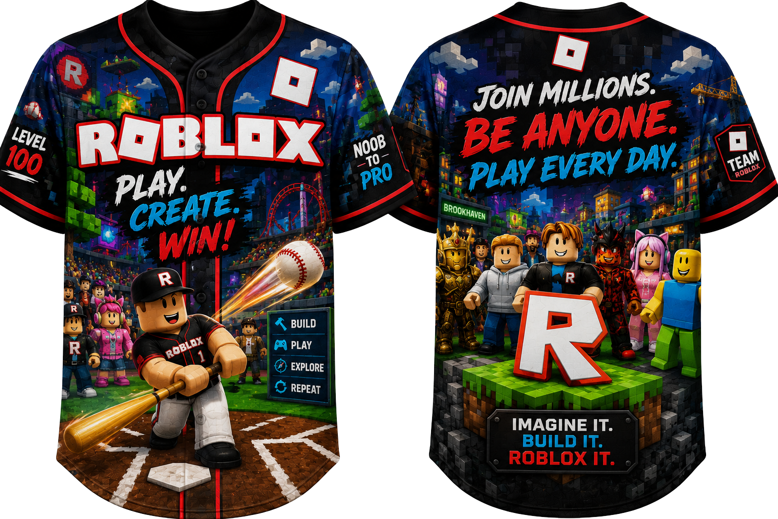 Party Jersey Mesh: