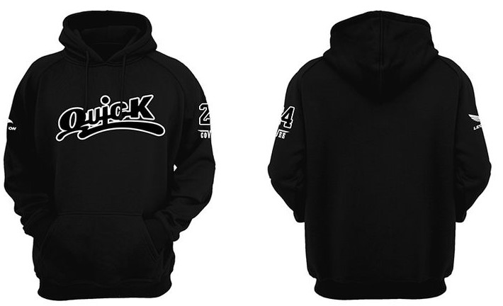 Quick Amersfoort Hoodie: Schwarz