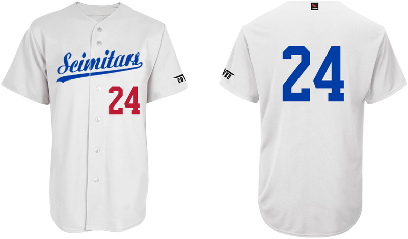 Scimitars Jersey: White