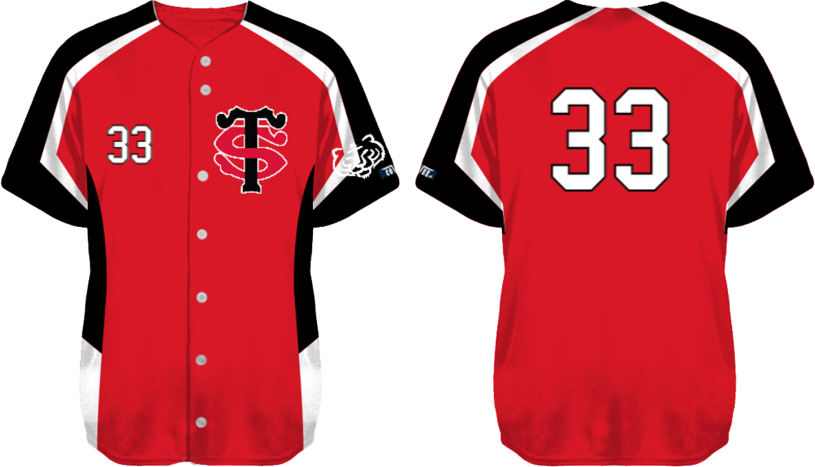 Stade Toulousain Trikot, Rot: Flachrücken Mesh