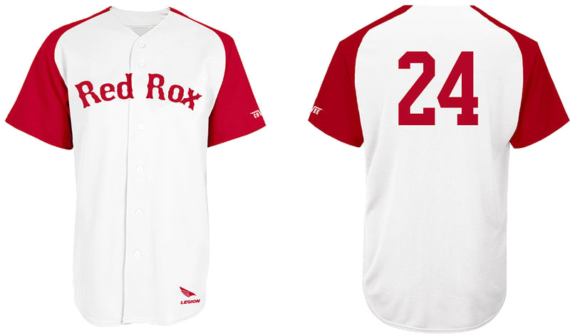 Sutton Red Rox Shirt: Flatback Mesh