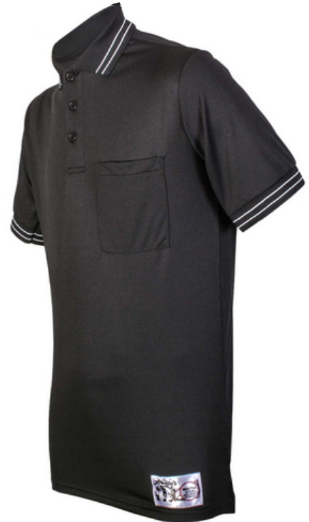 Scheidsrechtersshirt Zwart