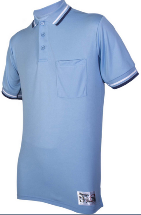 Scheidsrechtersshirt Licht Blauw