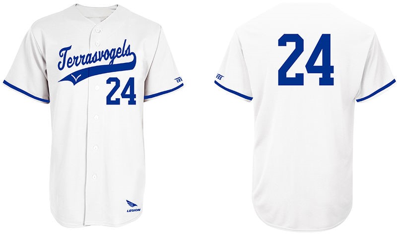 Maglia da softball Terrasvogels: Maglia Flatback