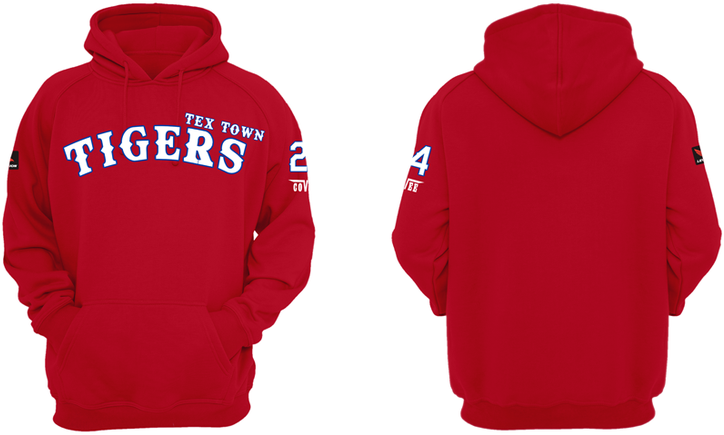 Felpa con cappuccio Tex Town Tigers