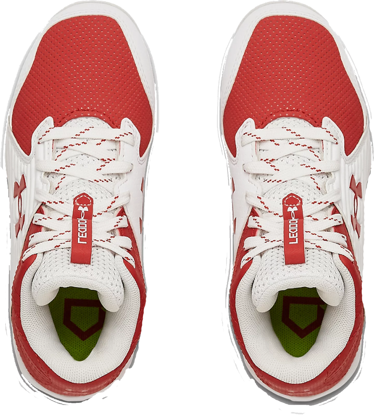 Underarmour Leadoff Mid 3023448-600: White/Red