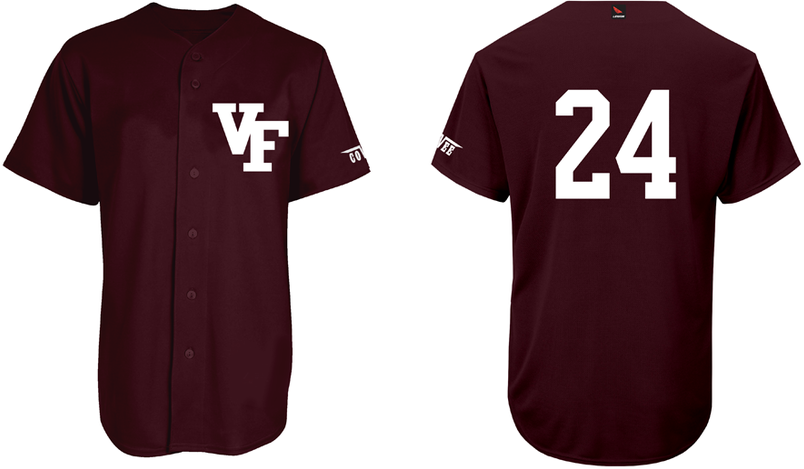 Vennep Flyers Shirt: Bordeaux