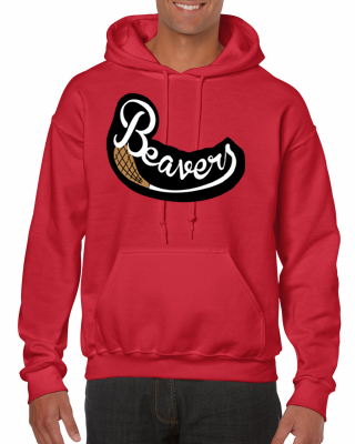 Vienna Beavers Hoodie: Rot