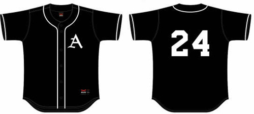 Maglia Arrows, nera, Flatback MESH