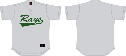 Braintree Rays Trikot Grau, 2 Knöpfe