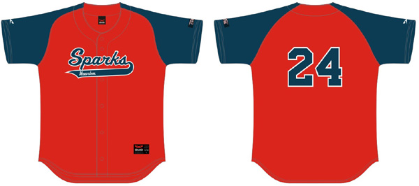 Funken Trikot Softball, Flatback Mesh