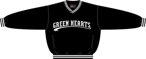 Green Hearts PolyMicro Pullover Jacket