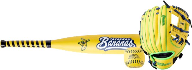 2026 Savannah Bananas™ A200® 10” Glove, Ball & Bat Kit