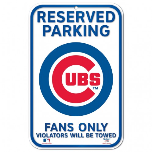 Segno di parcheggio riservato Cubs