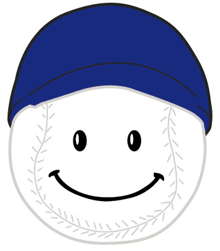 Bola de beisbol antiestrés con gorra