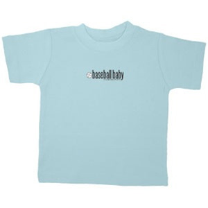 Camiseta de béisbol para bebé, azul