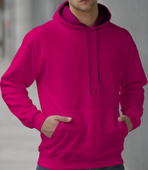 Kapuzenpulli 2 Farbe: Pink/Hot Pink