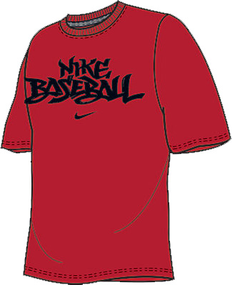 Nike T-Shirt Script Rot