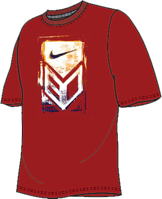 Nike T-Shirt Stamp Red