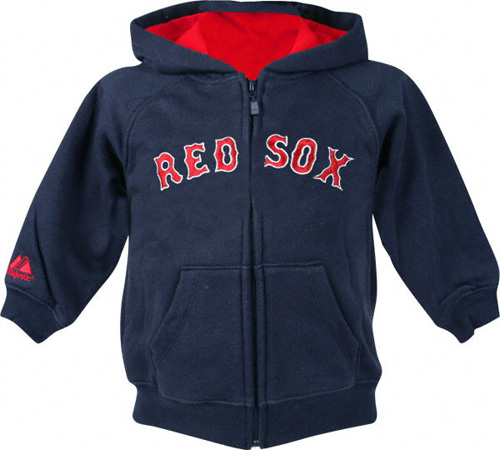 Red Sox - Maglione con cappuccio Navy, Giovane